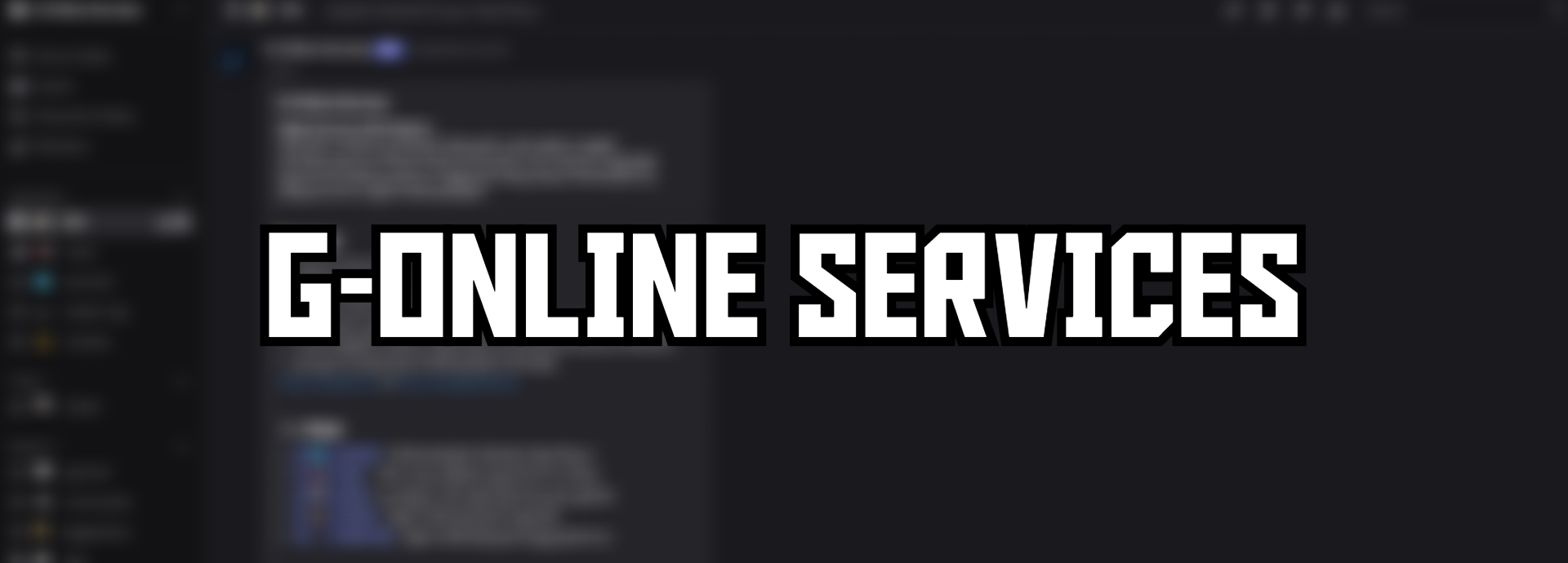 G-Online Services Banner